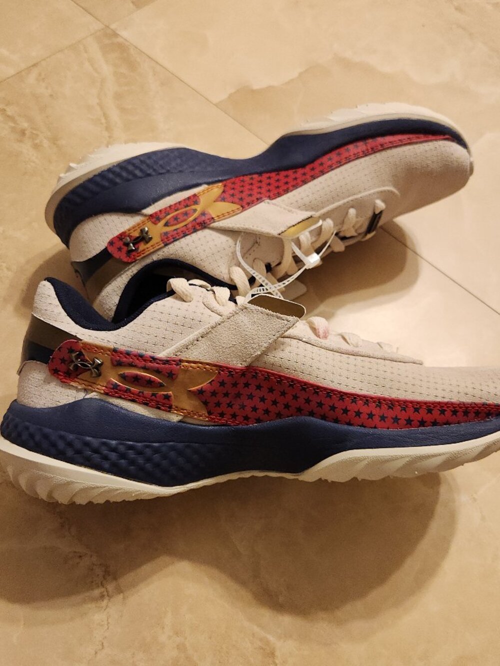 Under Armour Harper 10 Pro LE USA Turf Shoes Men's Size 10 6000702-279 Baseball